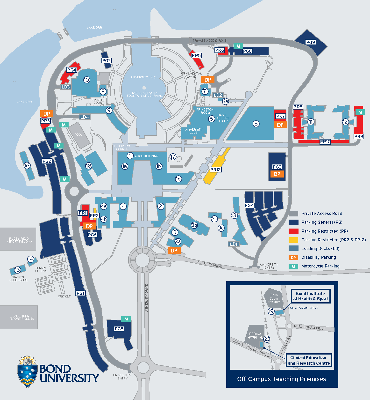 ECSU Campus Map