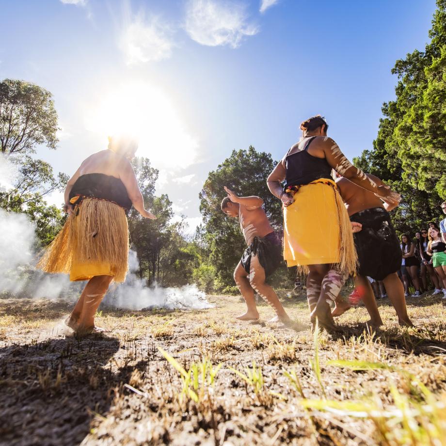 Aboriginal dancers at North Stradbroke Island