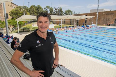 French swim team director Jacco Verhaeren.