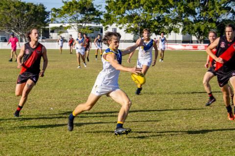 Dylan Lancaster on the attack