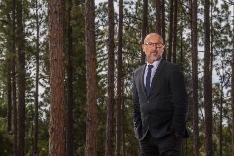 Professor Nick James on Bond University's campus 