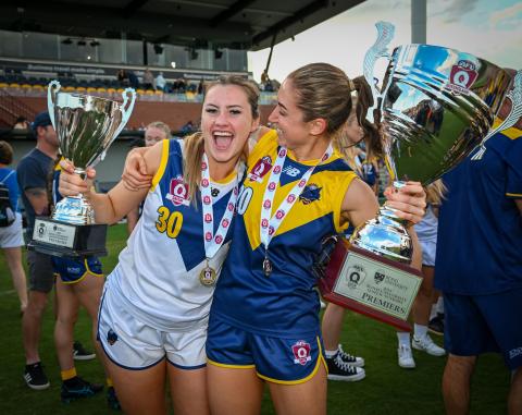 QAFLW premiership captains 