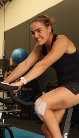 Charlie Adamson in rehabilitation 