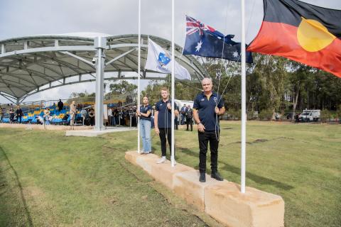 Paris Lightfoot, Nathan Thomas and Andy Lovell - grand stand opening .jpg