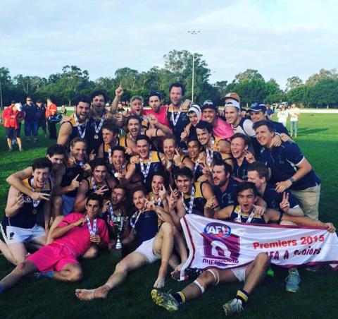 The Bull Sharks 2015 premiership team