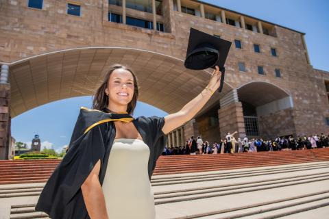 Georgia Grey graduating