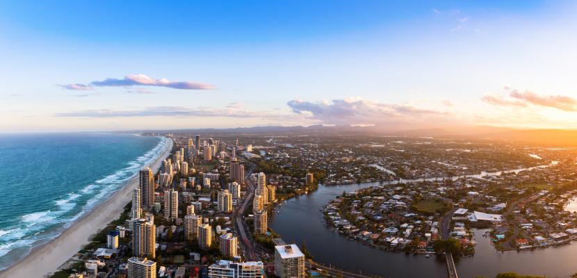 Gold Coast Aerial Skyline 