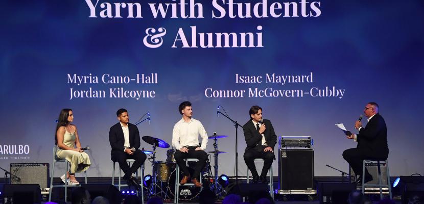 Yarning panel at the Indigenous Gala