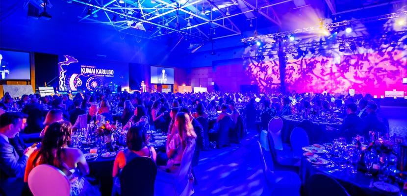 Shot of room at Indigenous Gala