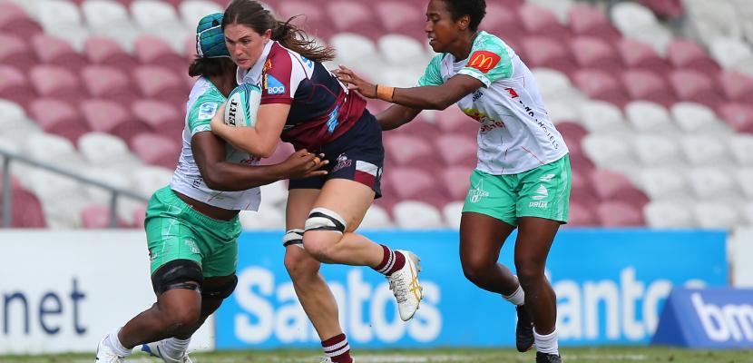 Zoe Hanna on the charge against Drua 