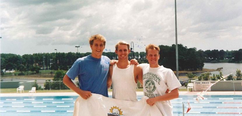 Chris Fydler with Andrew Baildon and Daniel Kowalski