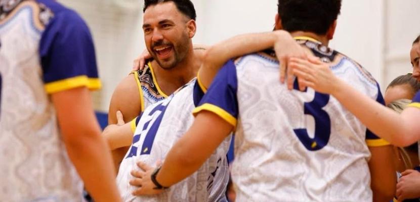 Indigenous Nationals team huddle