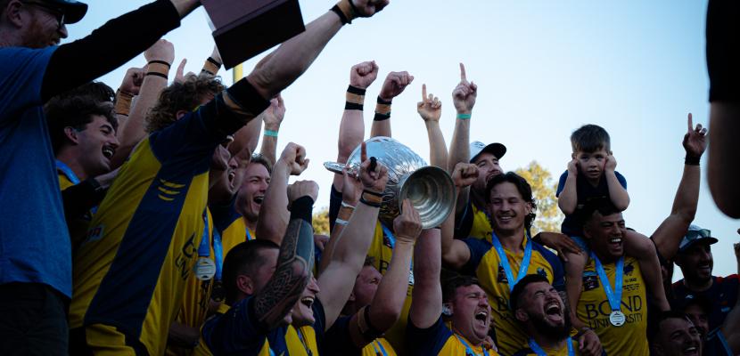 Bull Sharks celebrating