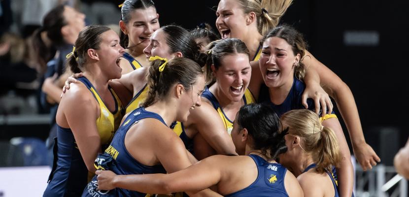 Netball GF celebrations