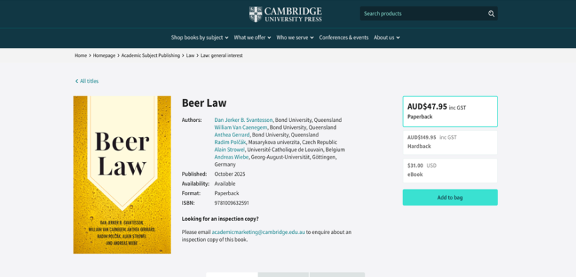 Beer Law book
